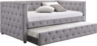 Daybed with Integrated Trundle and High Track Arms