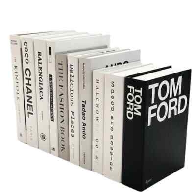 Decorative Books using Fashion Titles with a Matte Finish Palette