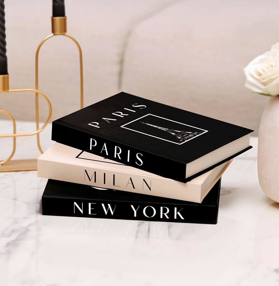 Designer Books Decor