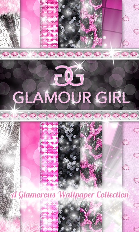 Digital Wallpaper Collection Hot Silver Sparkles Decor