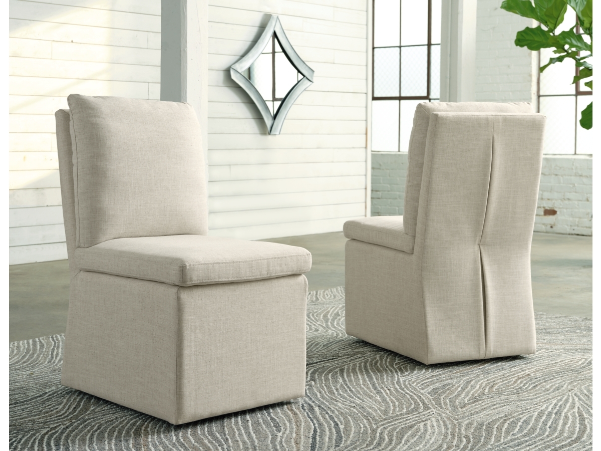 Dining Chair: Inverted Pleat Back Upholstered Pleated Back