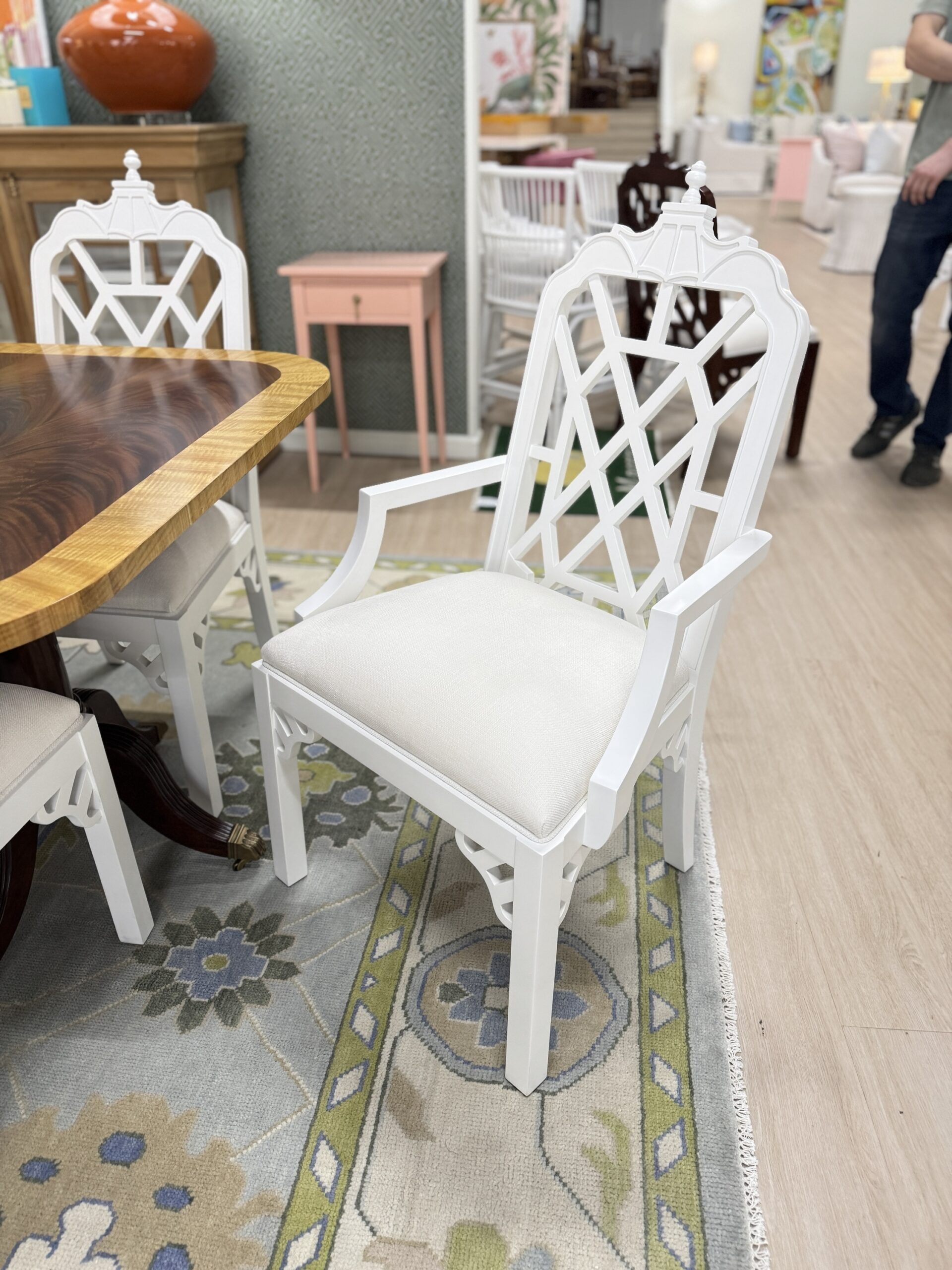 Dining Chair with Pagoda Top and Pagoda Top Dining Chair
