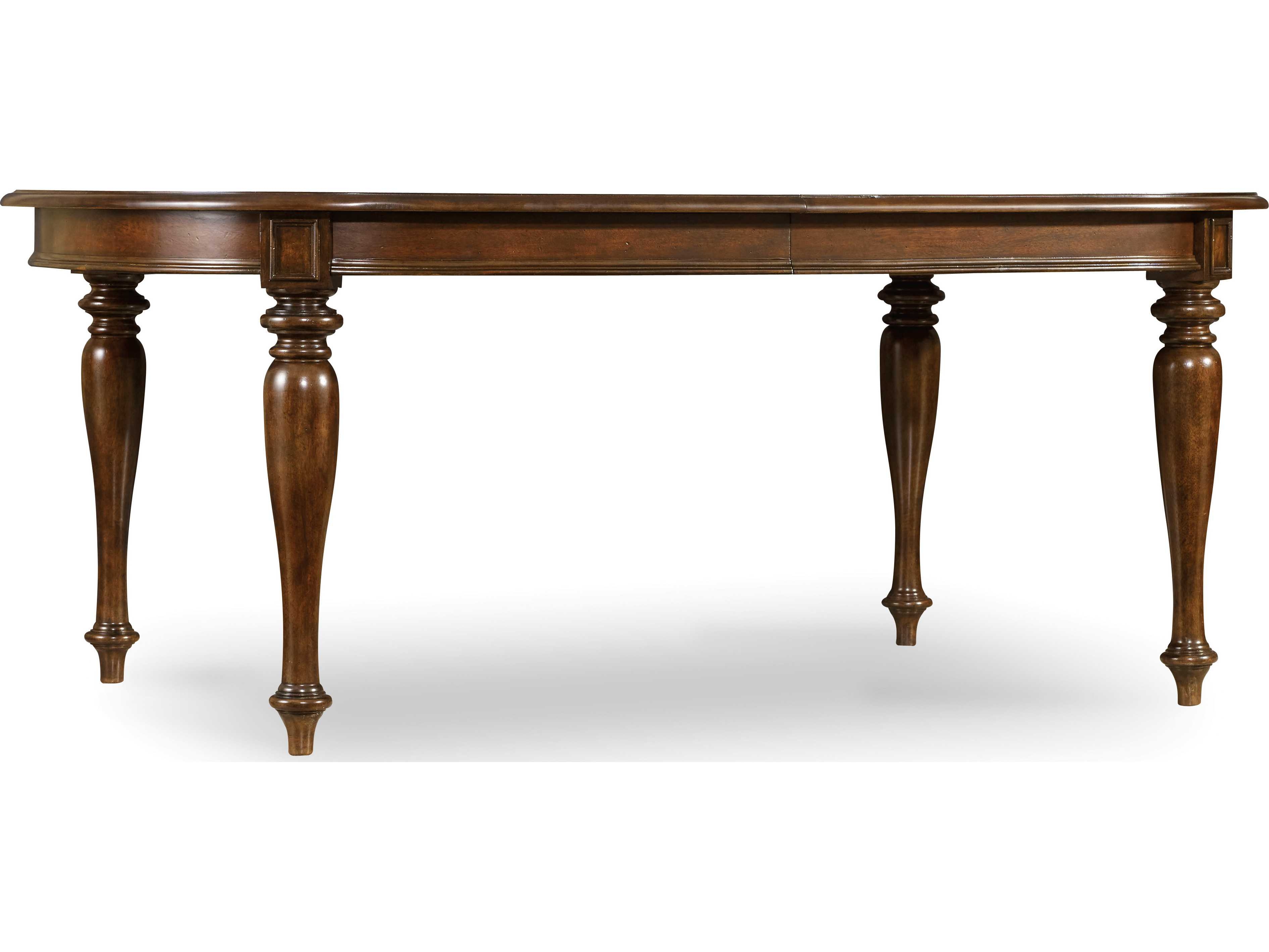 Dining Table: Traditional Oval Shape With Elegant Turned Legs