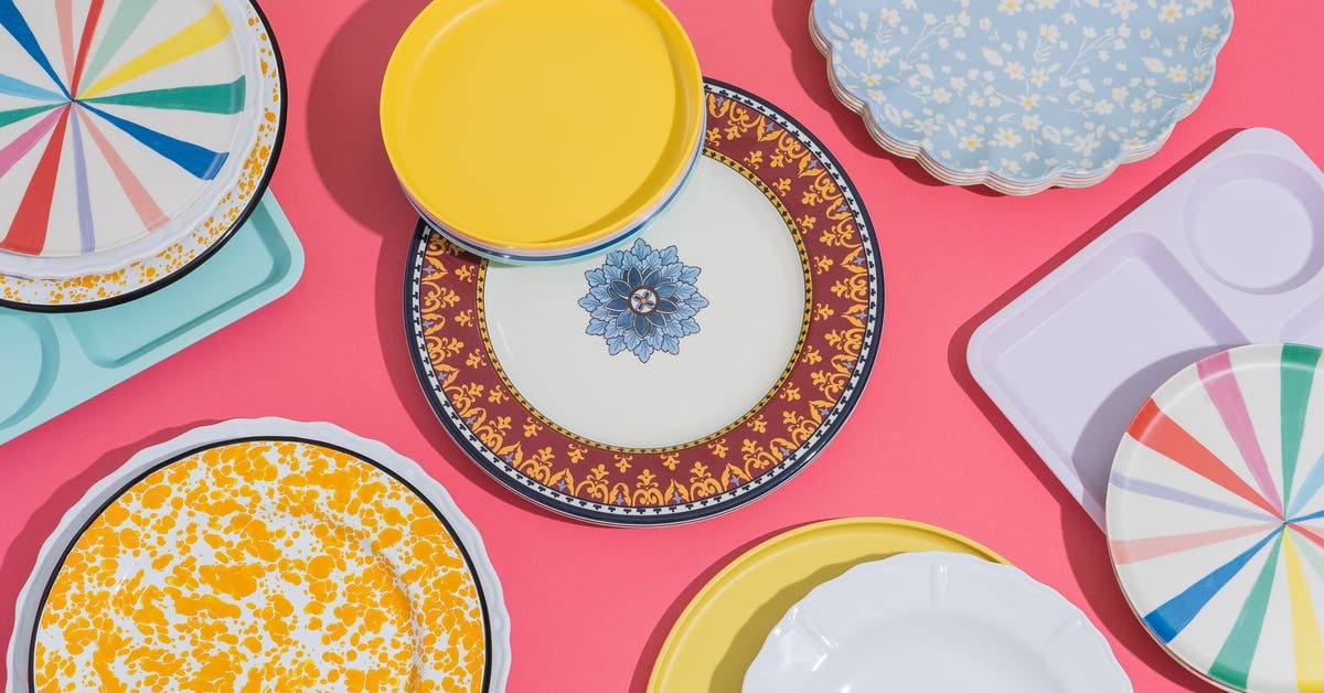 Dinnerware Set Outdoor Durability Melamine - Eclectic Outdoor Plate Sets