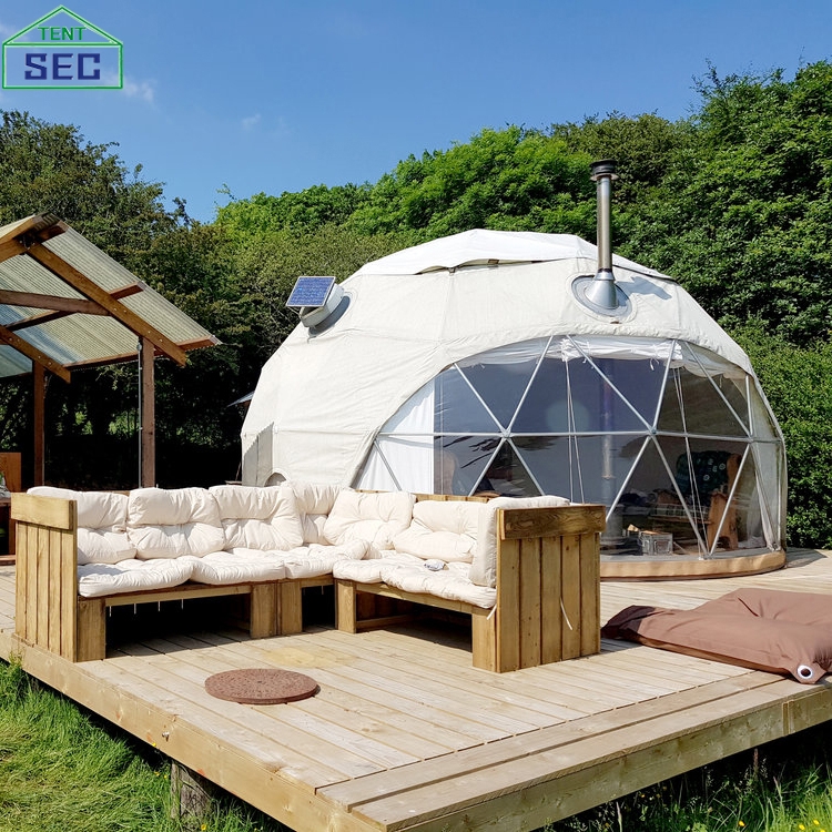 Dome Tent Geodesic Luxury Eco Retreat Glamping House
