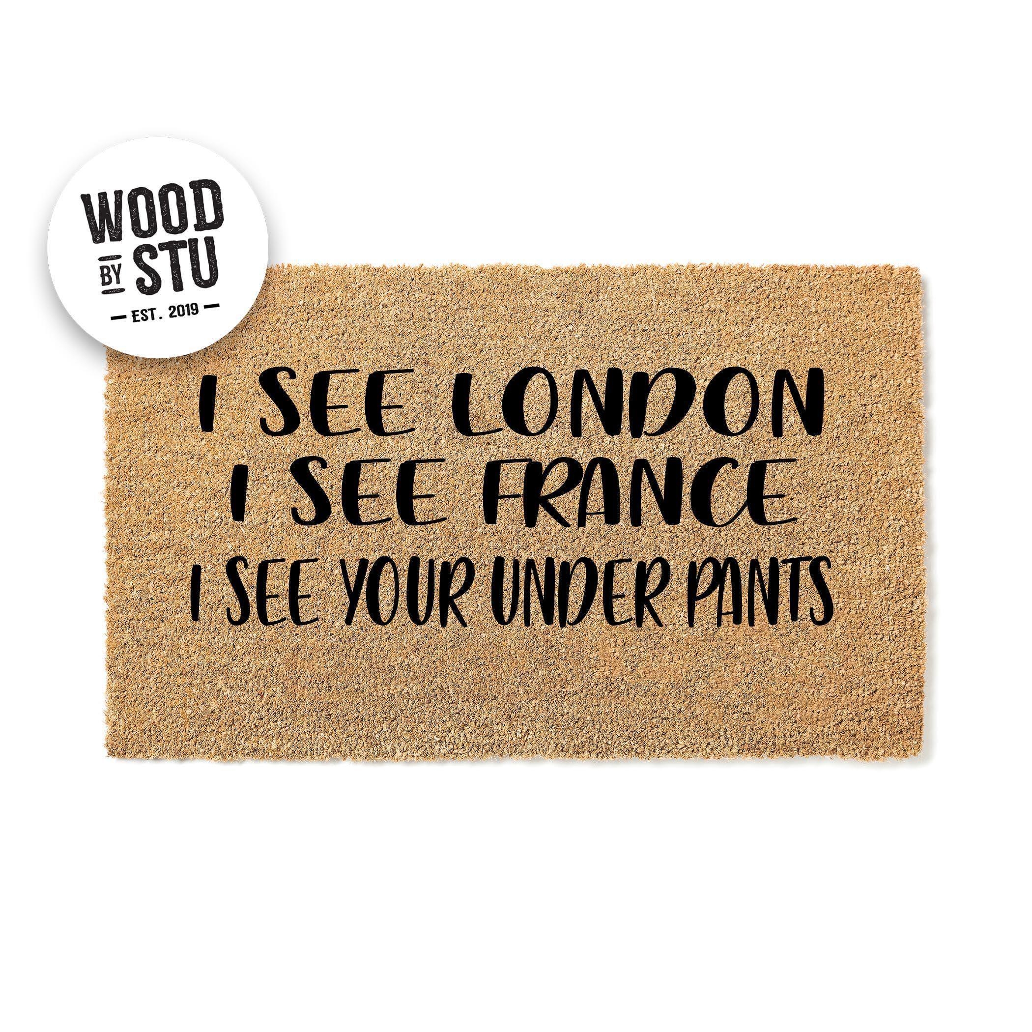 Doormat Printed Rhyme Mat with Whimsical Coir Fiber Texture