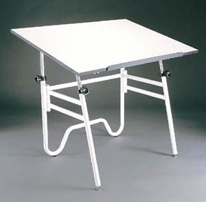 Drafting Table Foldable Frame Minimalist Slanted Art Table