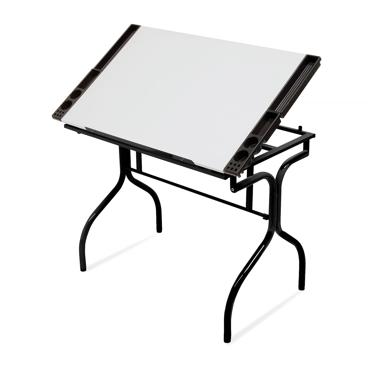 Drafting Table Integrated Storage Trays Folding Station