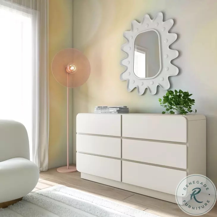 Dresser Rounded Corners Handleless Soft Minimalist Chest