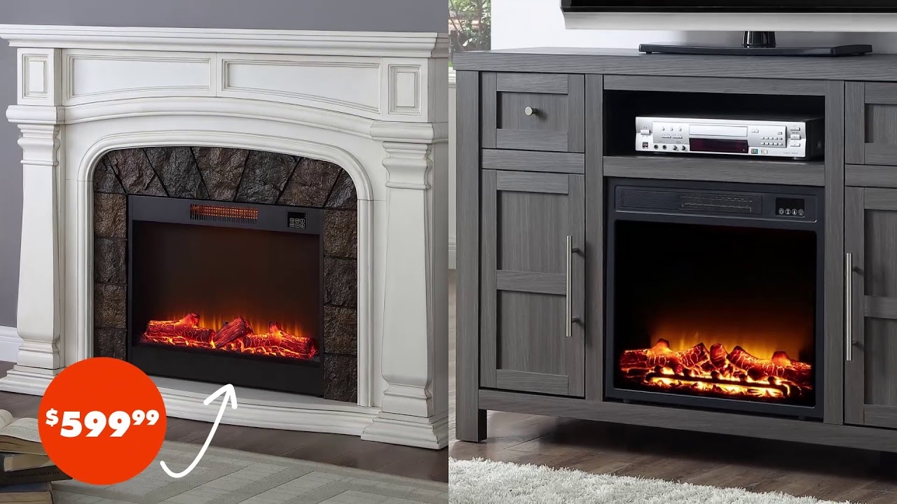 Electric Fireplace Built With Mantel White Mantel Fireplace Heater