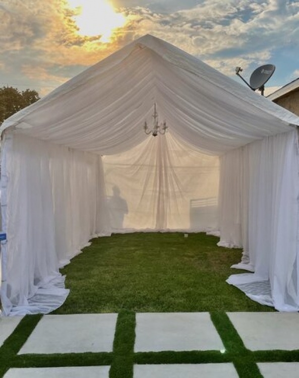 Canopy With Drapes