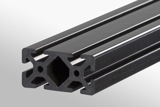 Extrusion Profile Diamond Core Anthracite T-Slot Profile