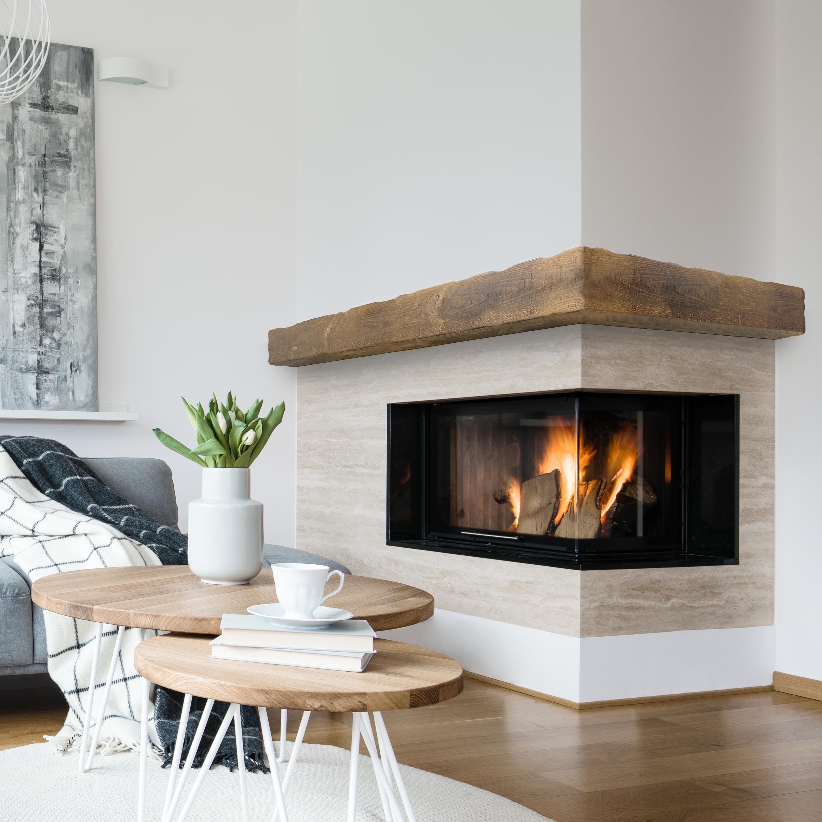Fireplace Corner Mantels