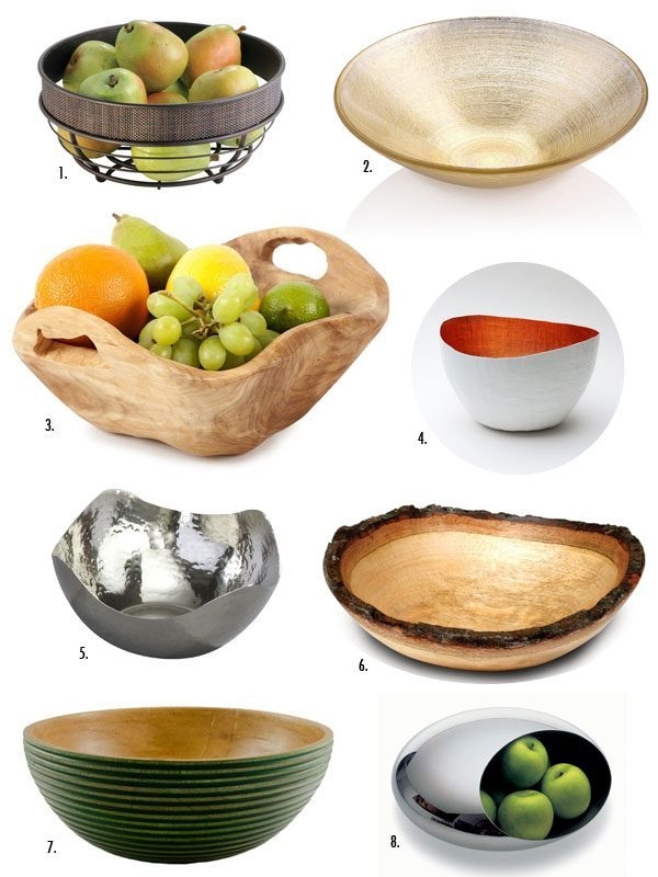 Fruit Bowl: Hammered Silver Decorative Centerpiece Collection