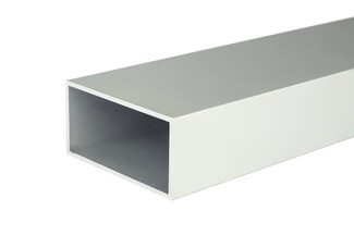 Furniture Profile Hollow Core Silver Aluminum Furniture Profile