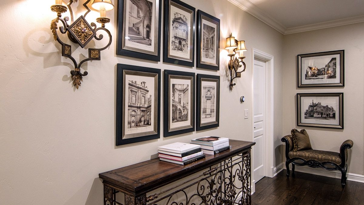 Gallery Wall Symmetry Grid Architectural Sketch Prints