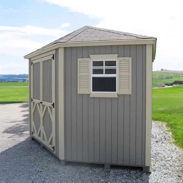 Garden Shed: Louvered Shutters and Cottage Style Storage Kit Build