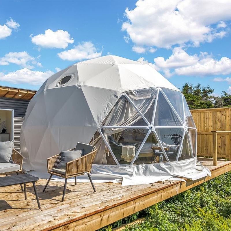Geodesic Dome Tent Window Luxury Dome Pod Retreat