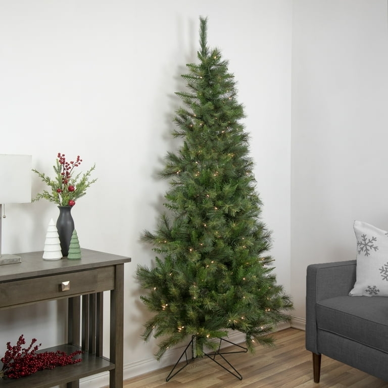 Half Wall Christmas Tree: Canyon Pine Artificial Tree