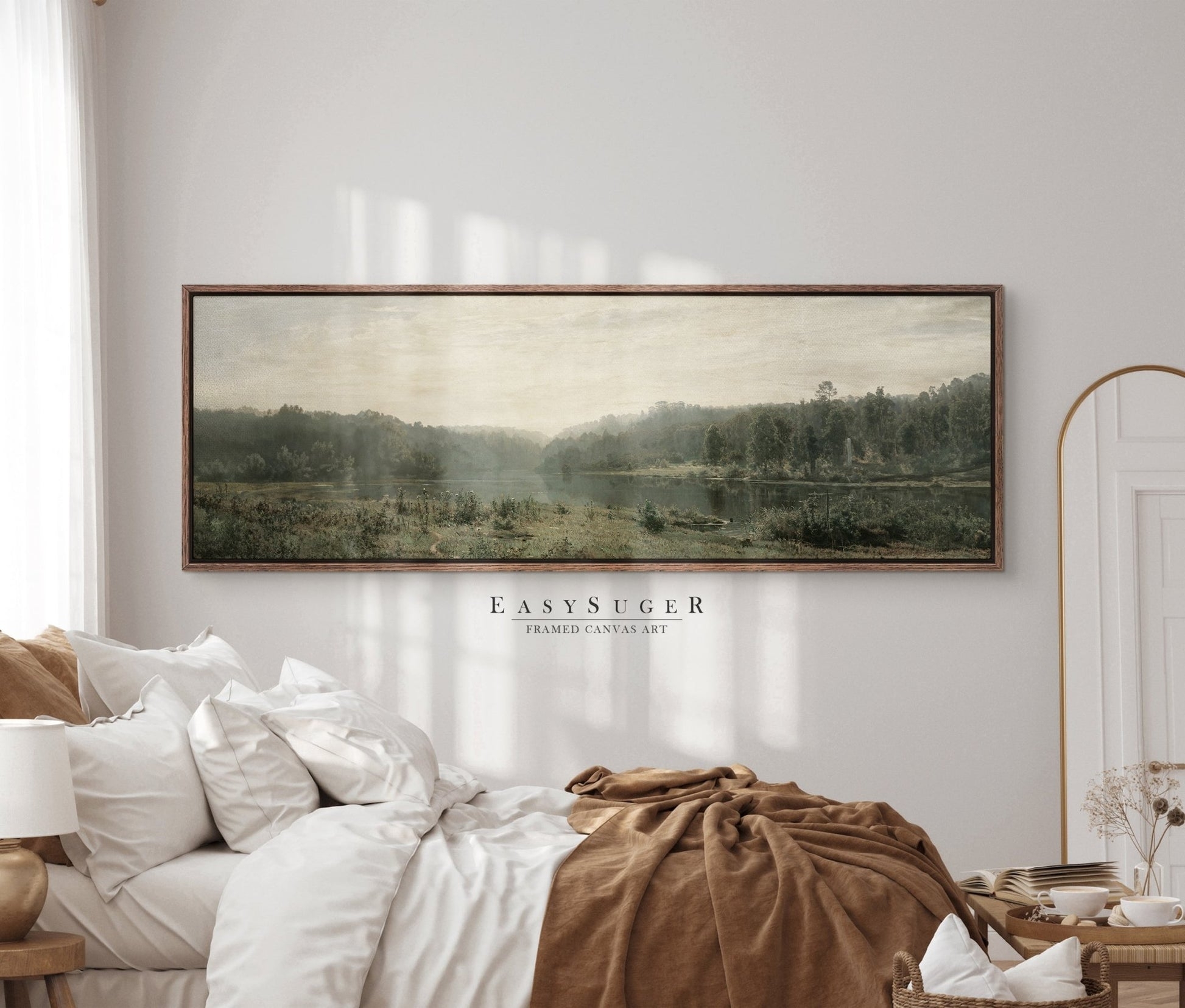 Horizontal Wall Art Ultra Wide Aspect Lake Landscape