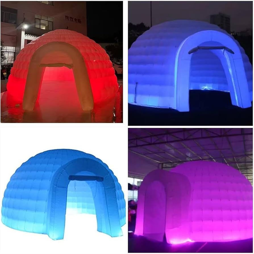 Inflatable Dome RGB LED Color Changing Pop-Up Dome