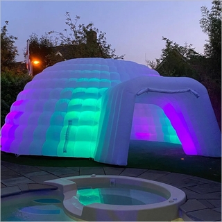 Inflatable Igloo Tent LED Color Changing Event Tent