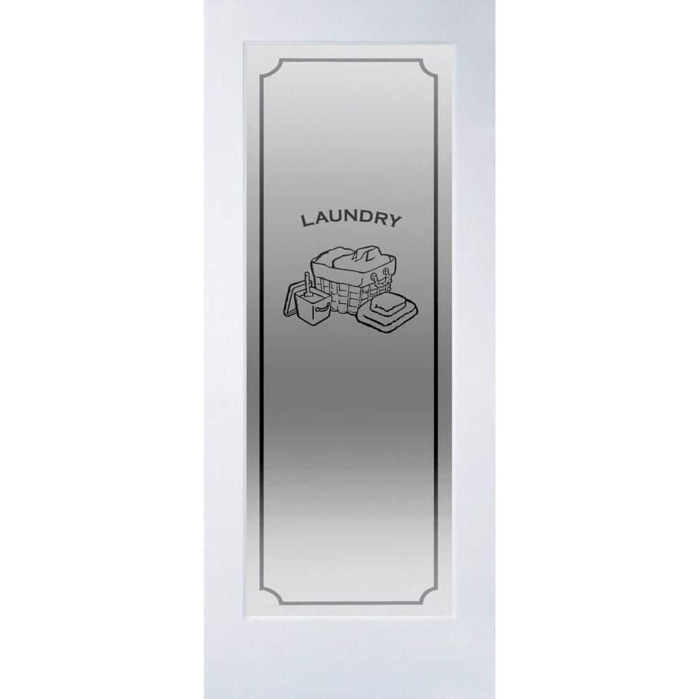 Interior Door Full Lite Design labeled utility room door
