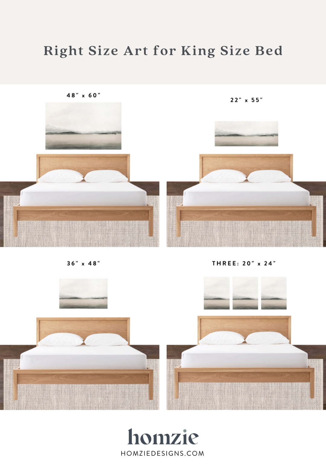 King Bed Art Dimensions And Proportional Sizing Guide