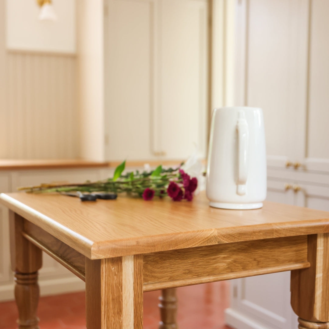 Kitchen Island Table Honey Oak Bullnose Edge Work Station