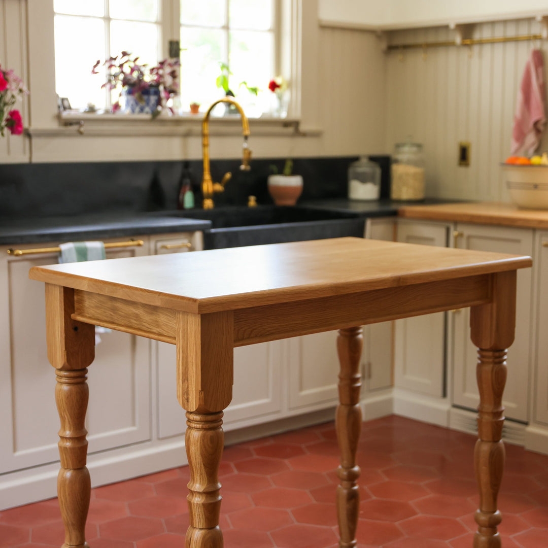 Kitchen Island White Oak Chef Table Profile Design