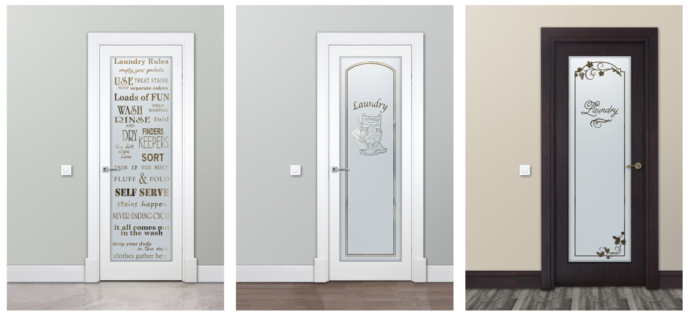 Laundry Room Door Typography Art laundry room typography art