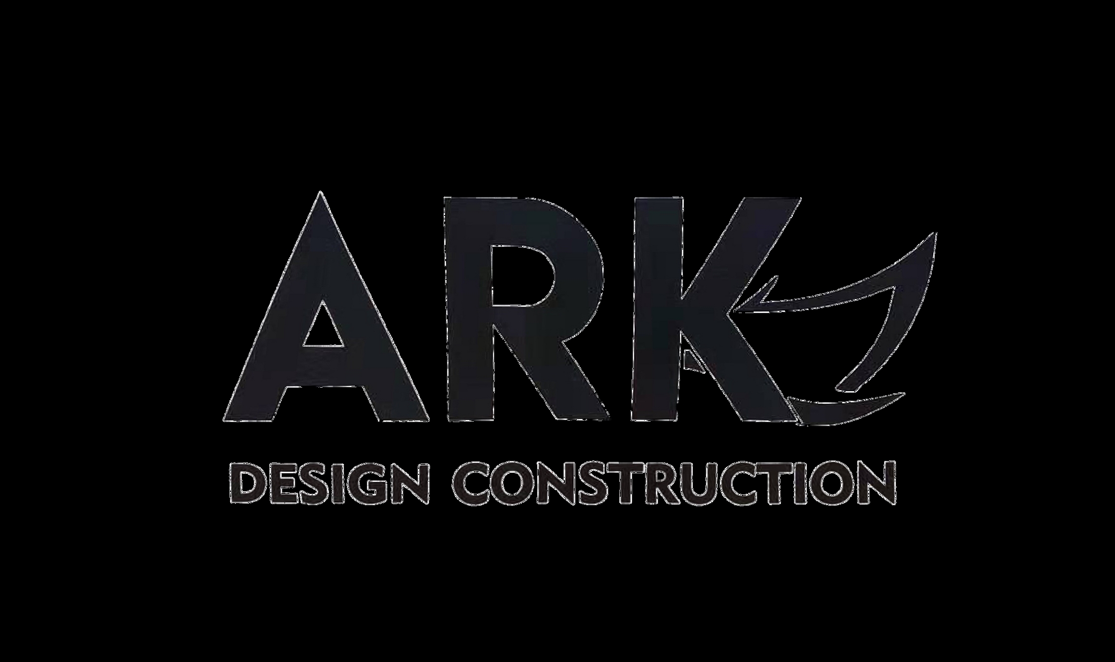 Logo: Charcoal Grey Stylized K Architectural Logo Design