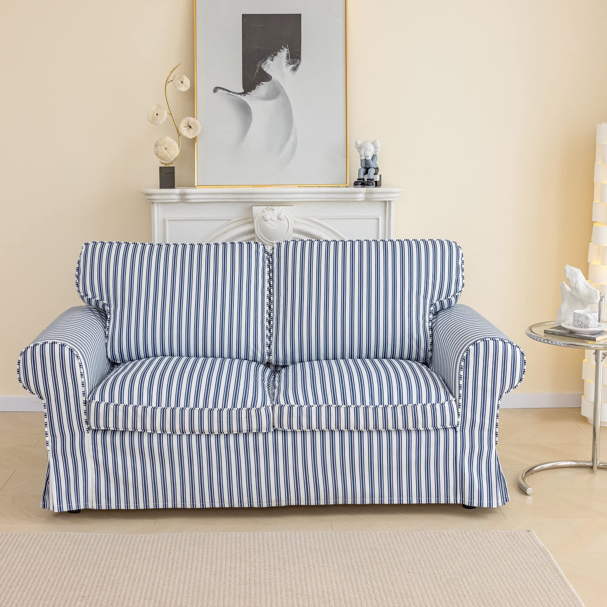 Loveseat Rolled Arms Skirted Skirted Loveseat Upholstery