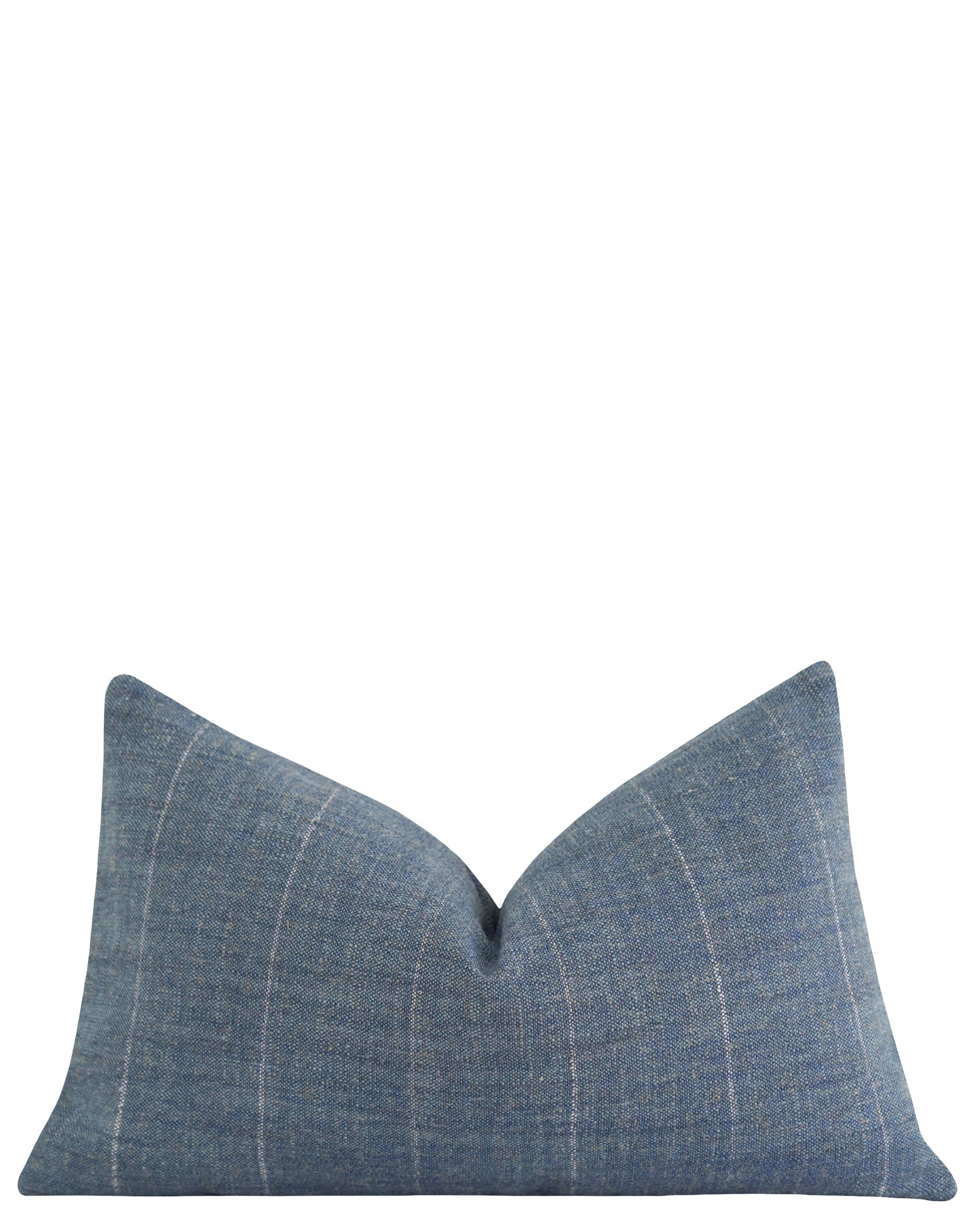 Lumbar Pillow with vertical stripes coastal lumbar cushion