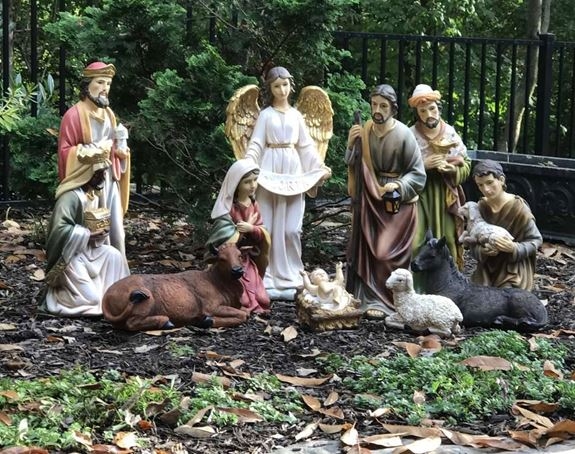 Nativity Set: Traditional Garden Nativity Scene, Weatherproof