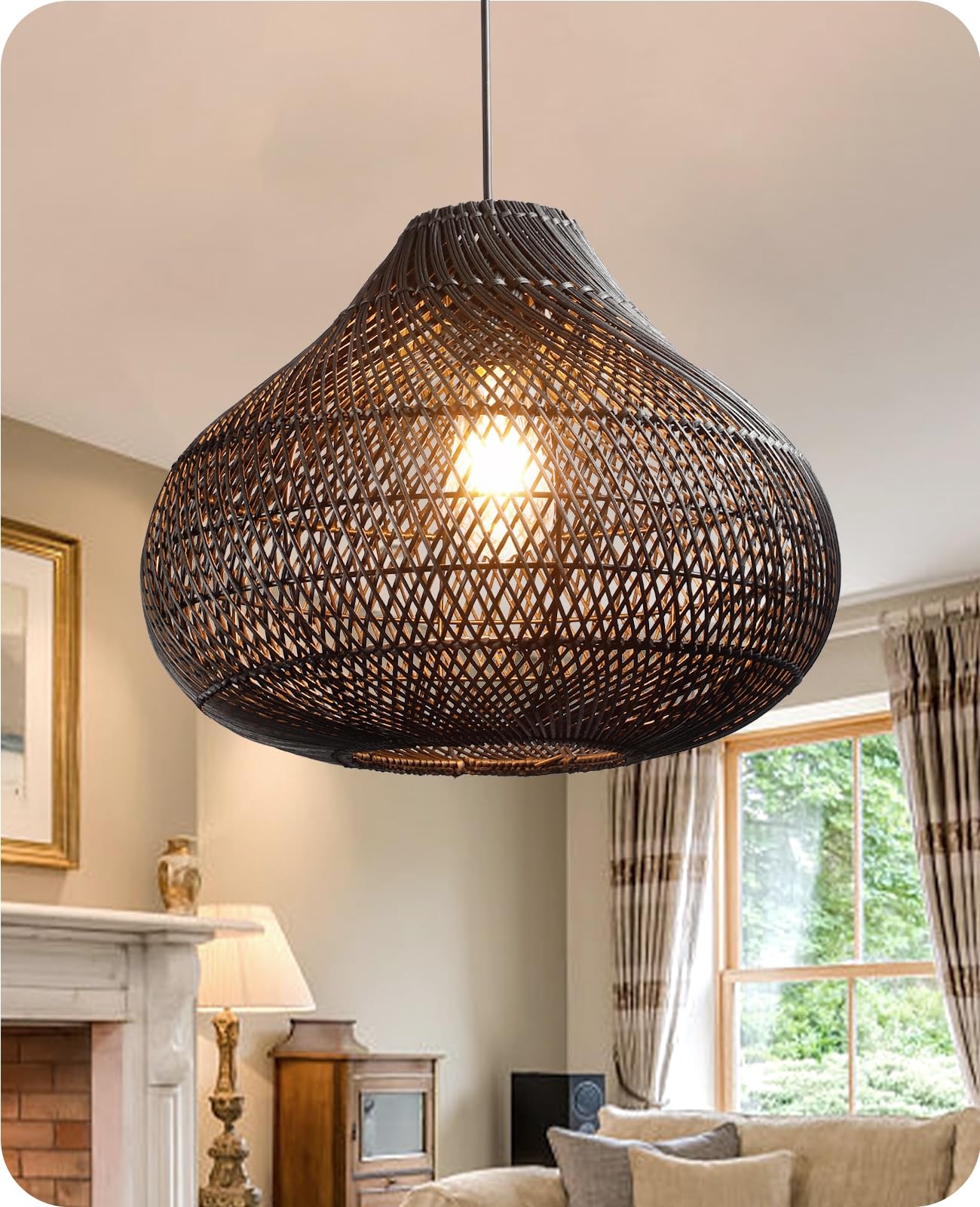 Basket Light Fixture
