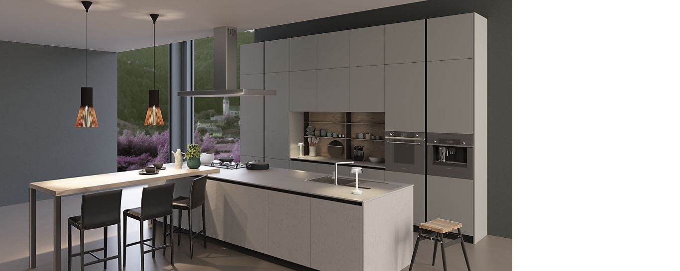 Pendant Light: Modern Ribbed Wood Shade Kitchen