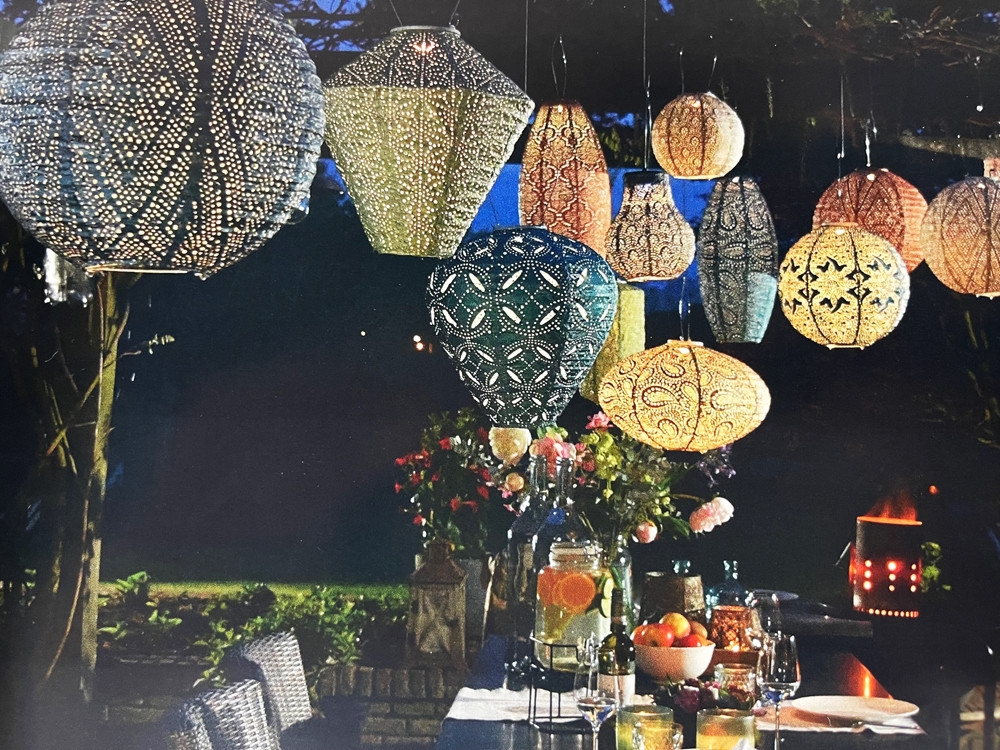 Pendant Light Paisley Cutouts Paisley Outdoor Hanging Lanterns