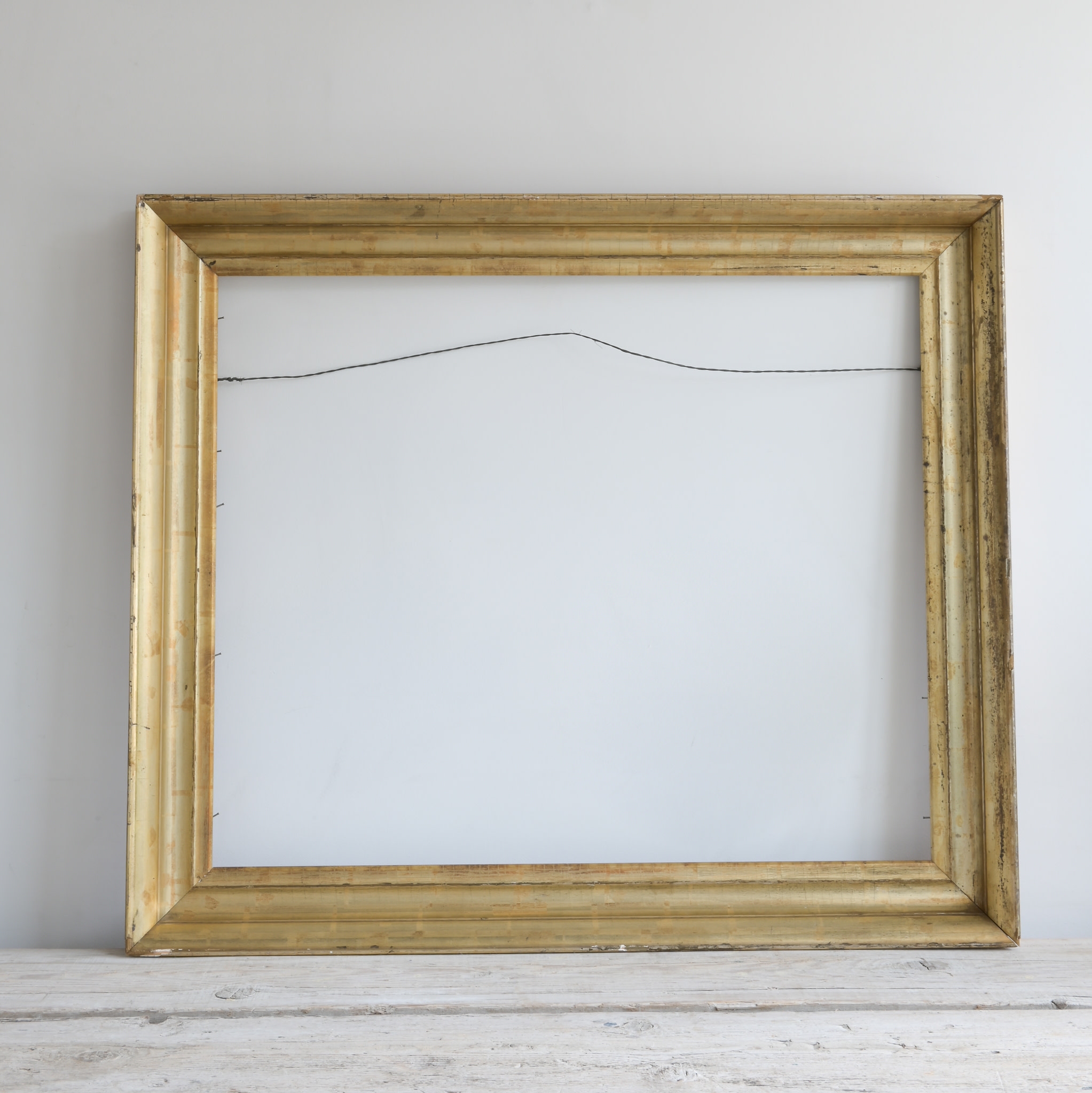 Picture Frame: Multi Tiered Molding and XL Gilt Profile