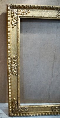 Picture Frame: Scrolling Corner Details and Gesso Finish