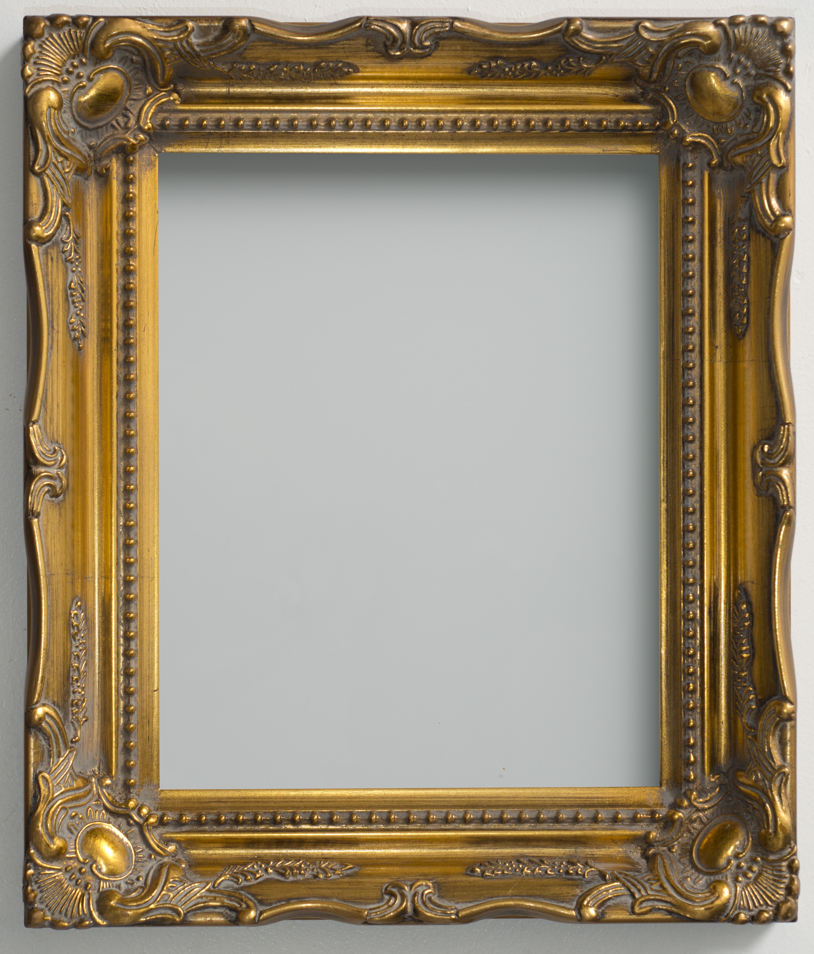 Picture Frame: Swept Edge Profile with Ornate Scrollwork