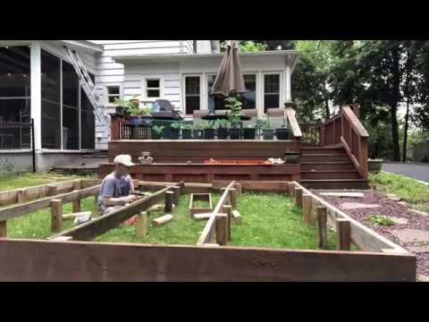 Pool Platform Deck Wood Substructure DIY Framed Base