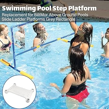 Pool Step Platform Corner Mounting Holes Resin Part