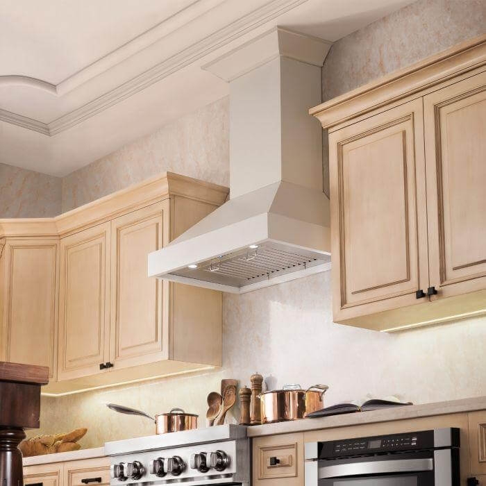 Range Hood Wooden Exterior: 36 Inch Wooden Hood