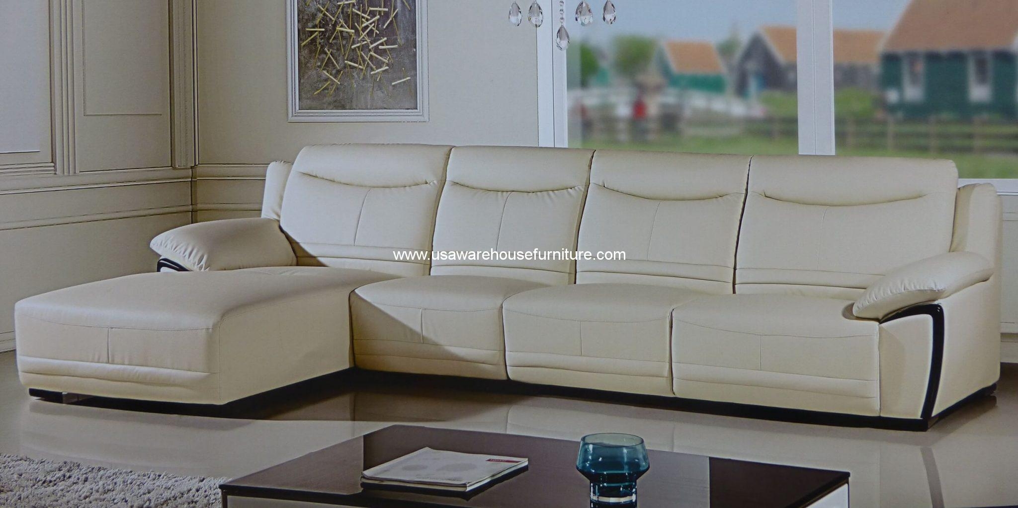Sectional Sofa Minimalist Black Base Trim Seating