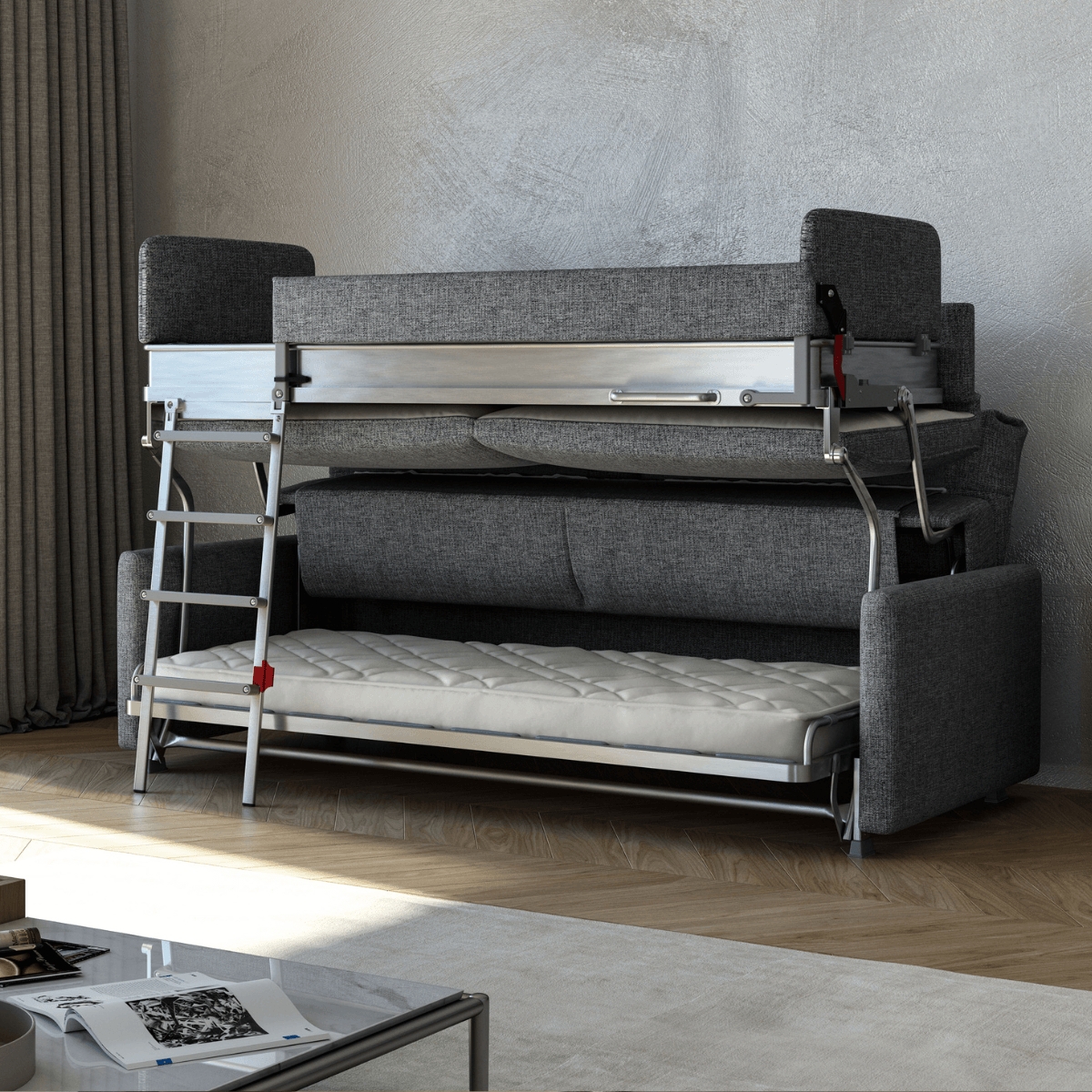 Bunk Bed Couch Underneath