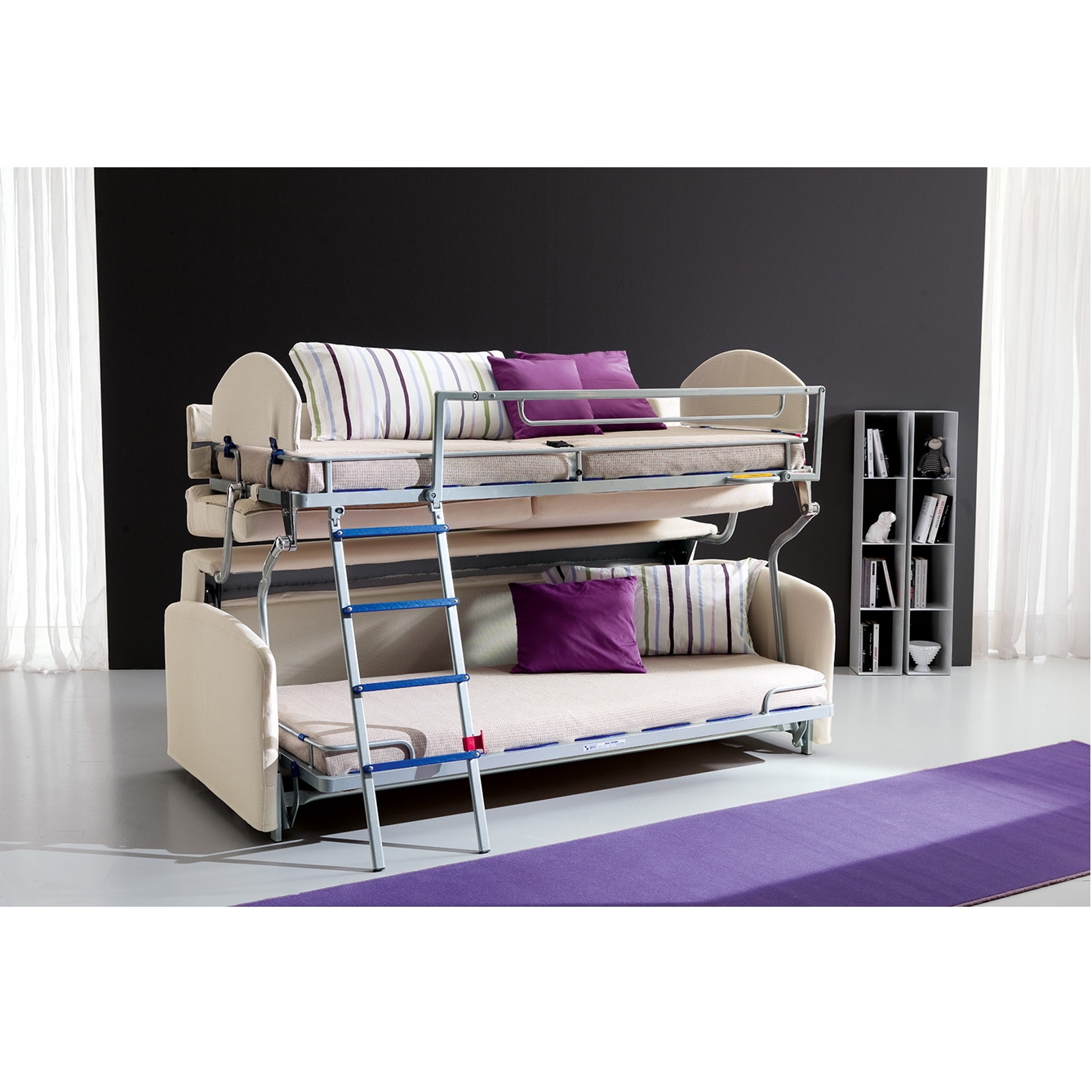 Sofa Bunk Bed: Sofa to Bunk Conversion Multi Functional
