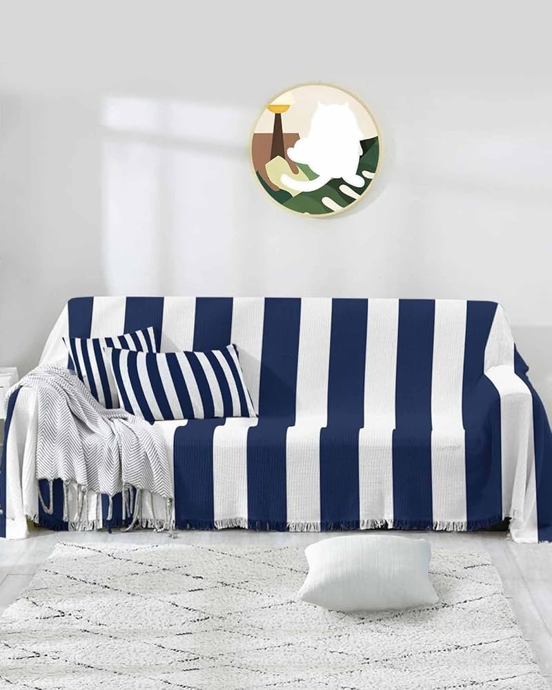 Sofa Cover Fringed Edge Boho Boho Fringed Couch Throw