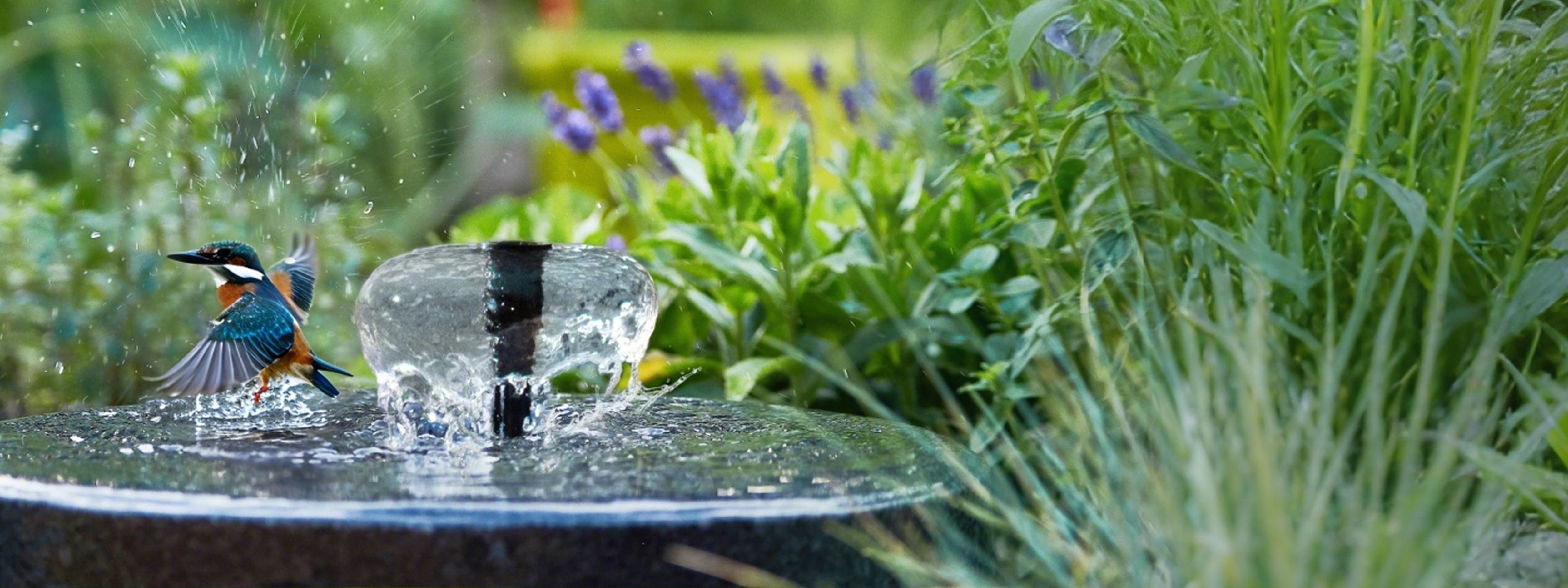 Solar Fountain Mushroom Spray Eco Friendly Garden