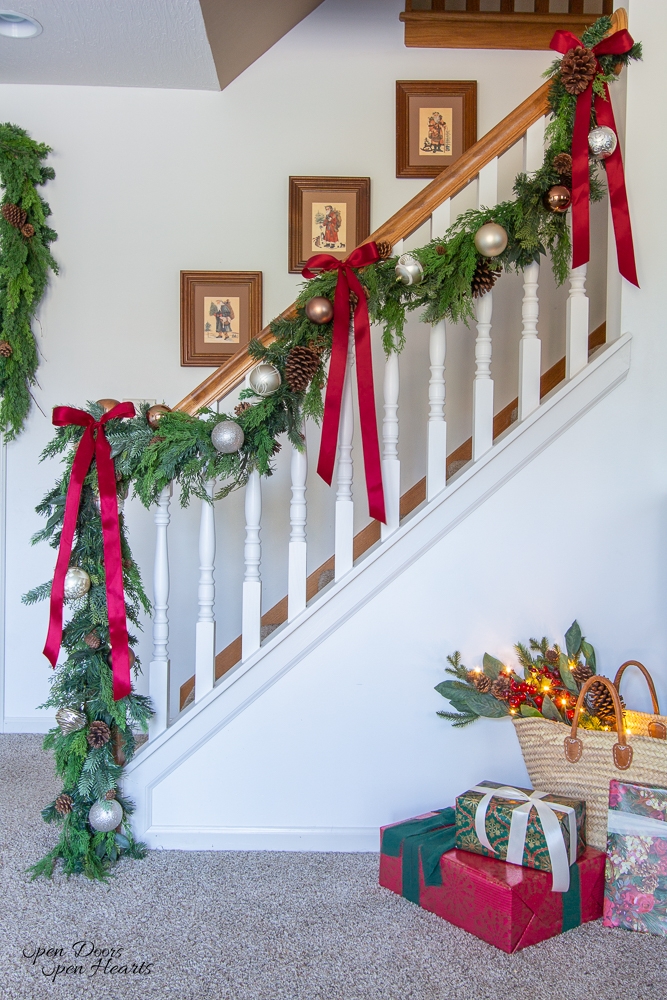 Garland On Banister